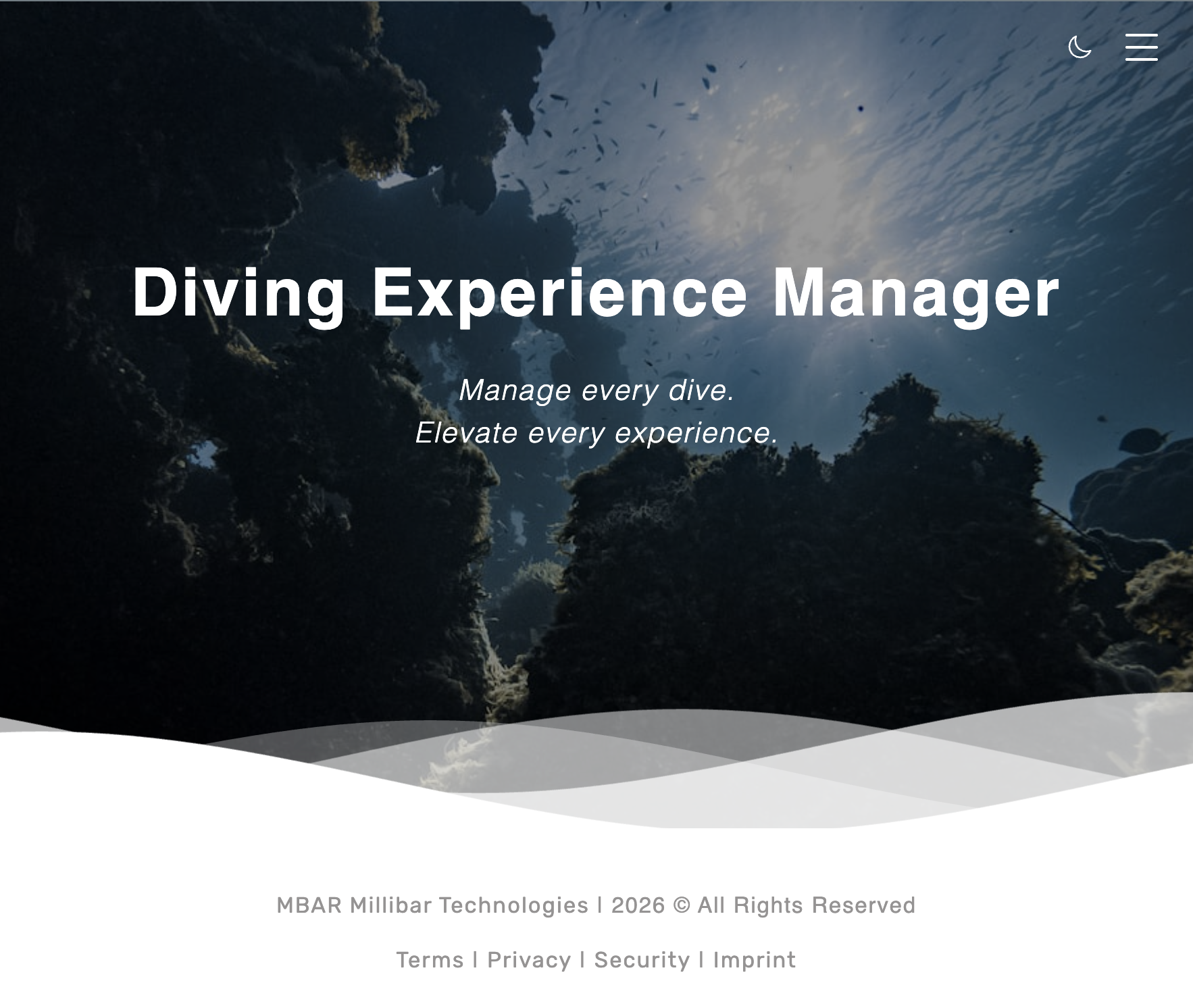 Diving Experience Manager